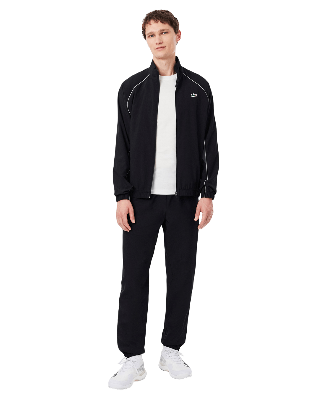 Lacoste Trousers Lacoste Black and Purple Tracksuit