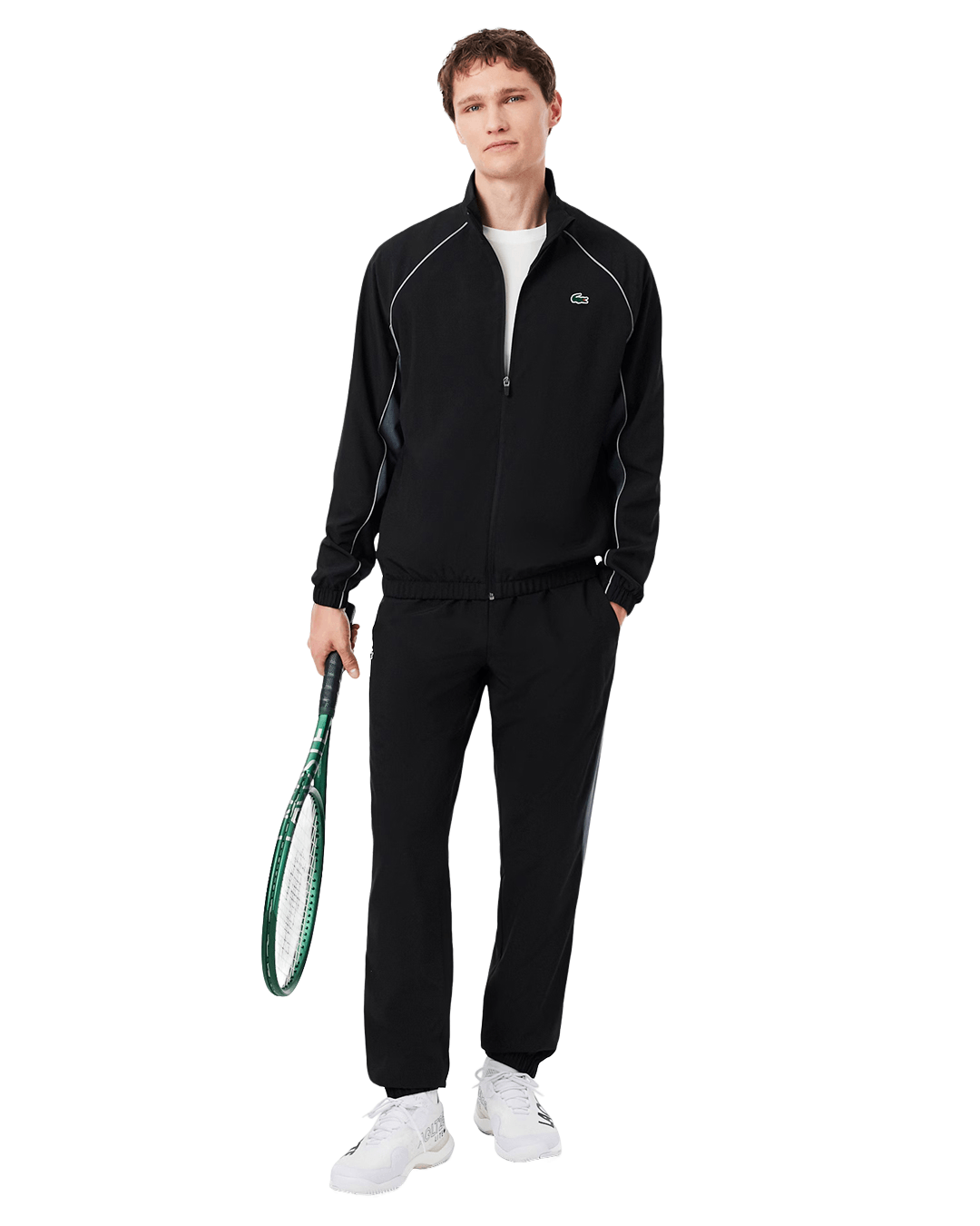 Lacoste Trousers Lacoste Black and Purple Tracksuit