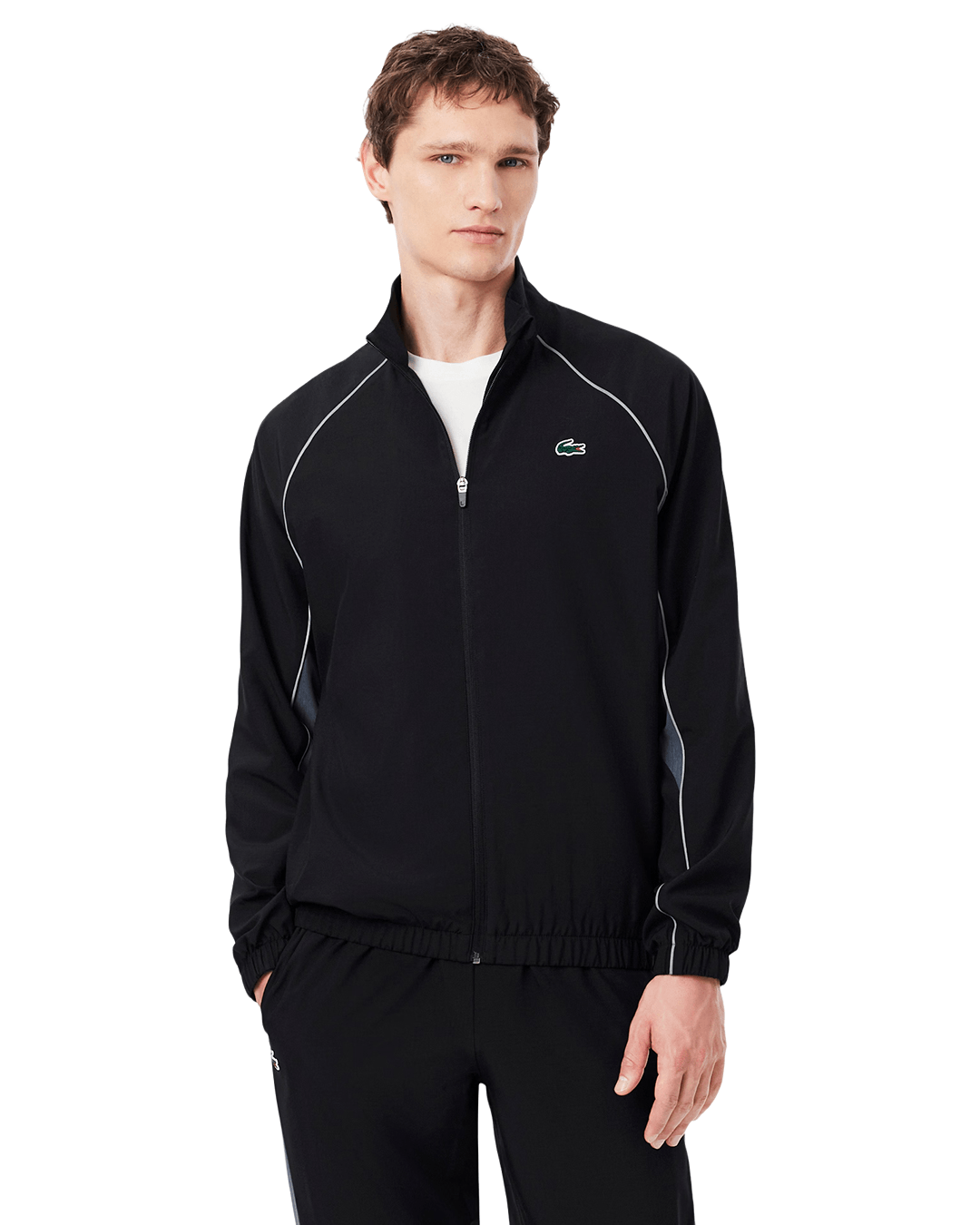 Lacoste Trousers Lacoste Black and Purple Tracksuit