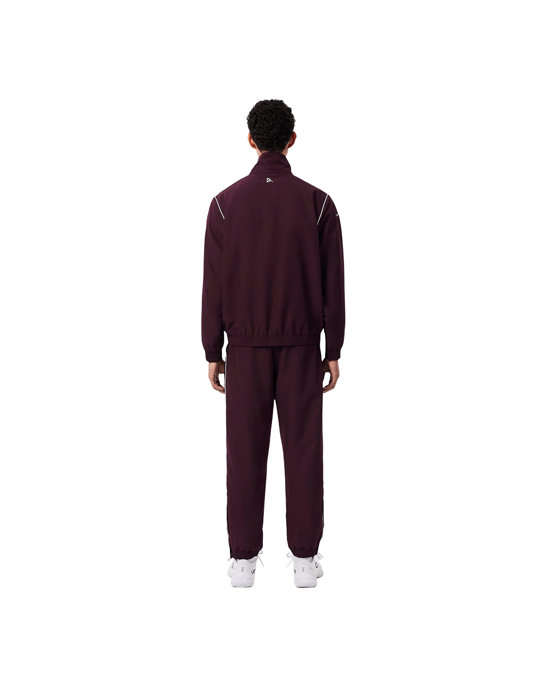 Lacoste Trousers Lacoste Burgundy and Off-White Tracksuit