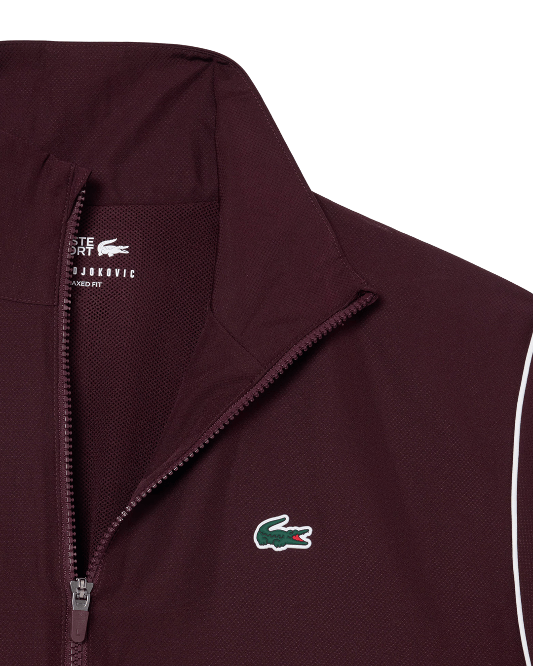 Lacoste Trousers Lacoste Burgundy and Off-White Tracksuit