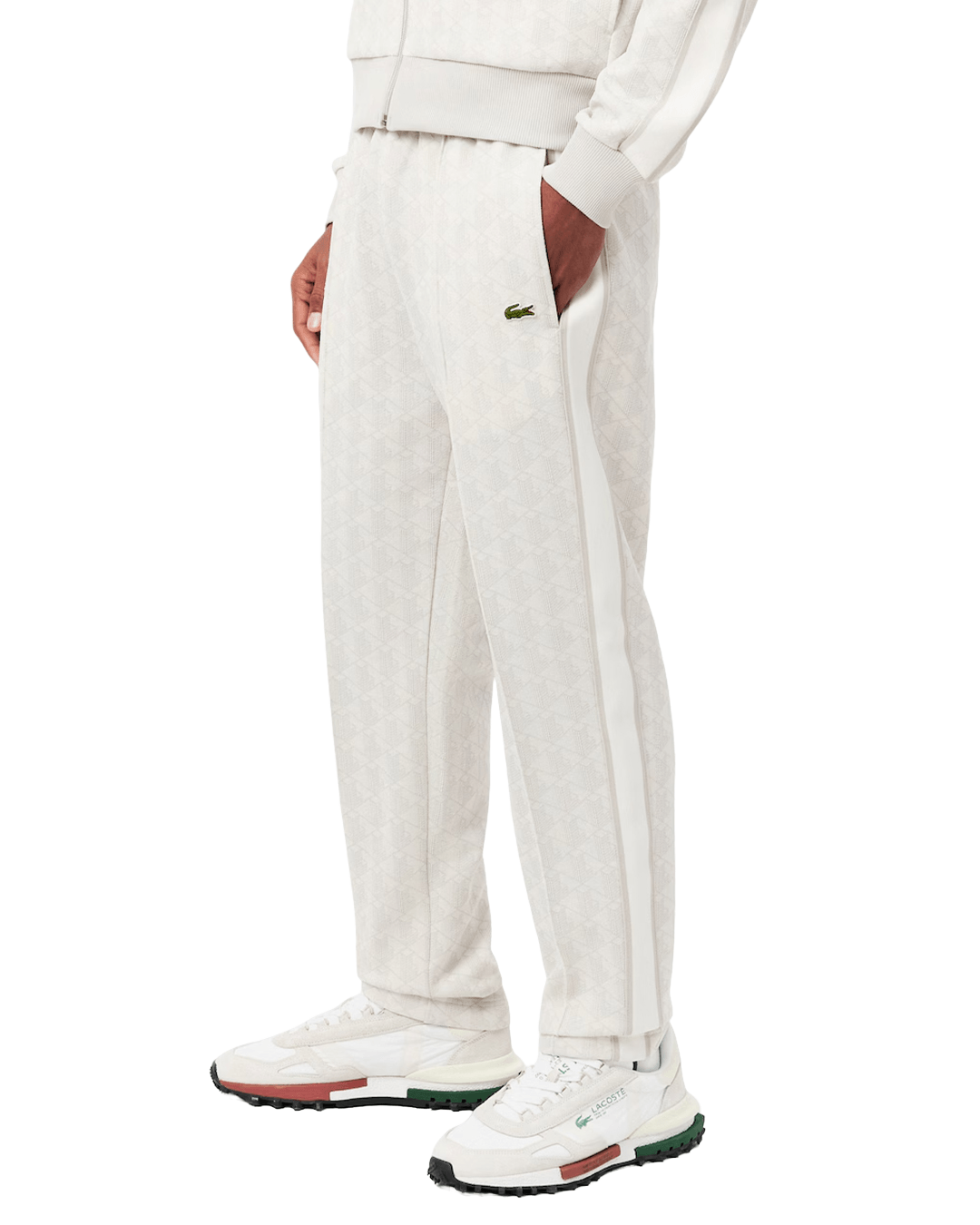 Lacoste Trousers Lacoste Sky Blue and Off-White Trousers