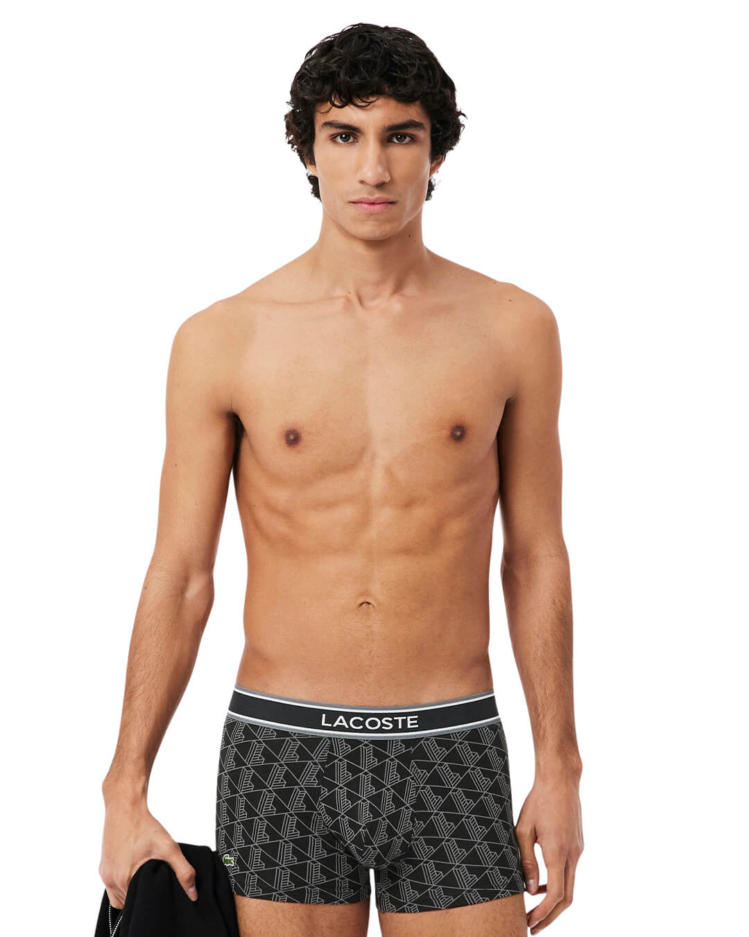 Lacoste Underwear Lacoste Black  Men'S 3-Pack  Underwear