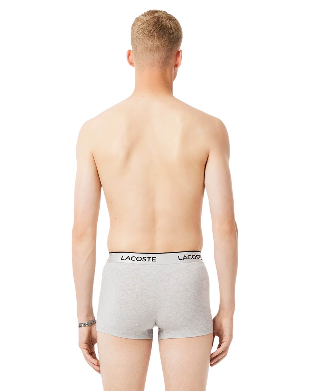 Lacoste Underwear Lacoste Slv Men'S Trunk Ai4 Silver Chine Sinople Blac