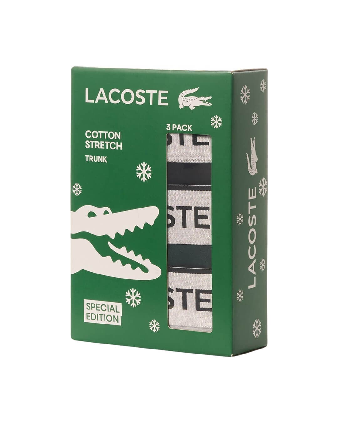 Lacoste Underwear Lacoste Slv Men'S Trunk Ai4 Silver Chine Sinople Blac
