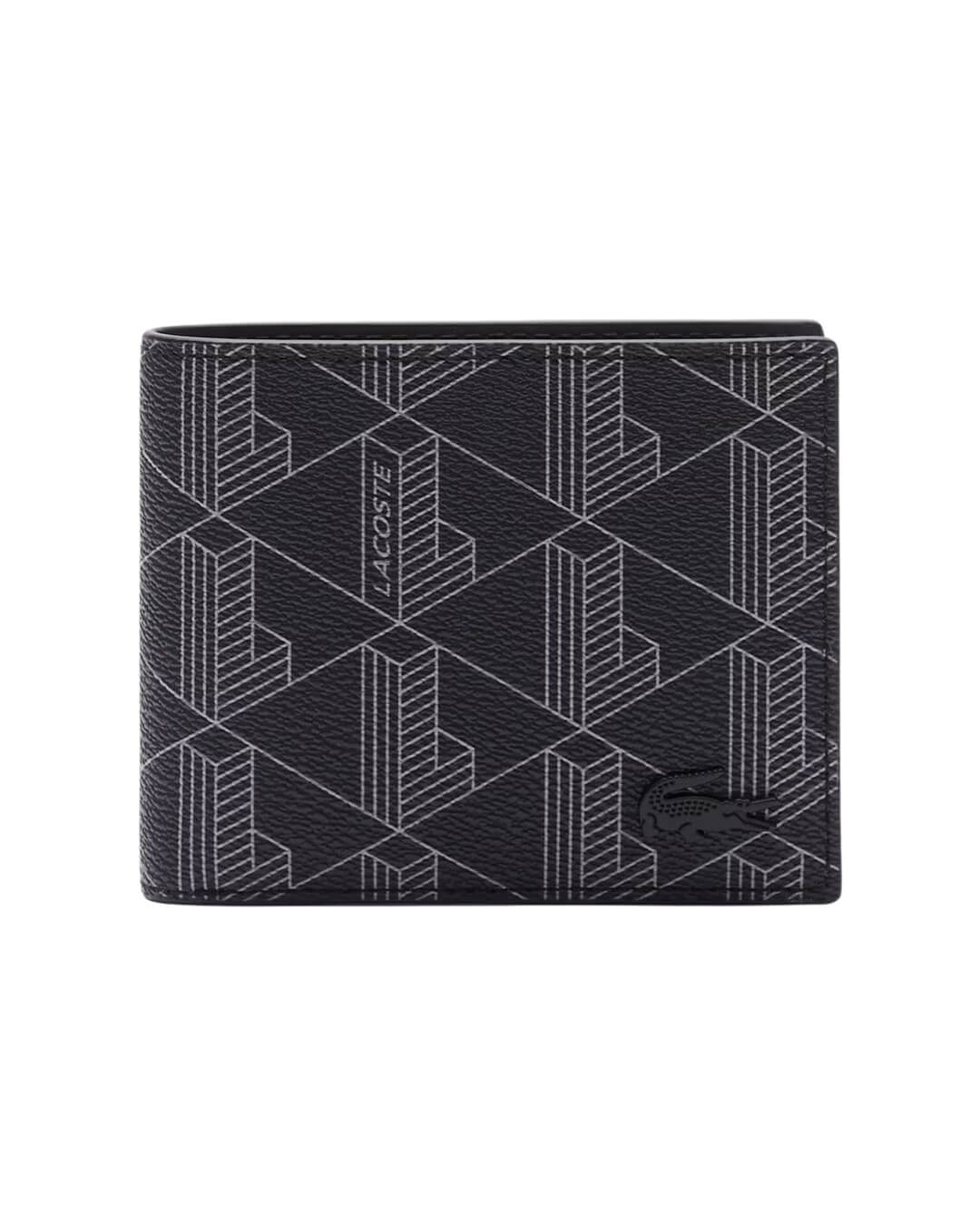 Lacoste Wallets One Size Lacoste Men'S The Blend Money Billfold Black Wallet