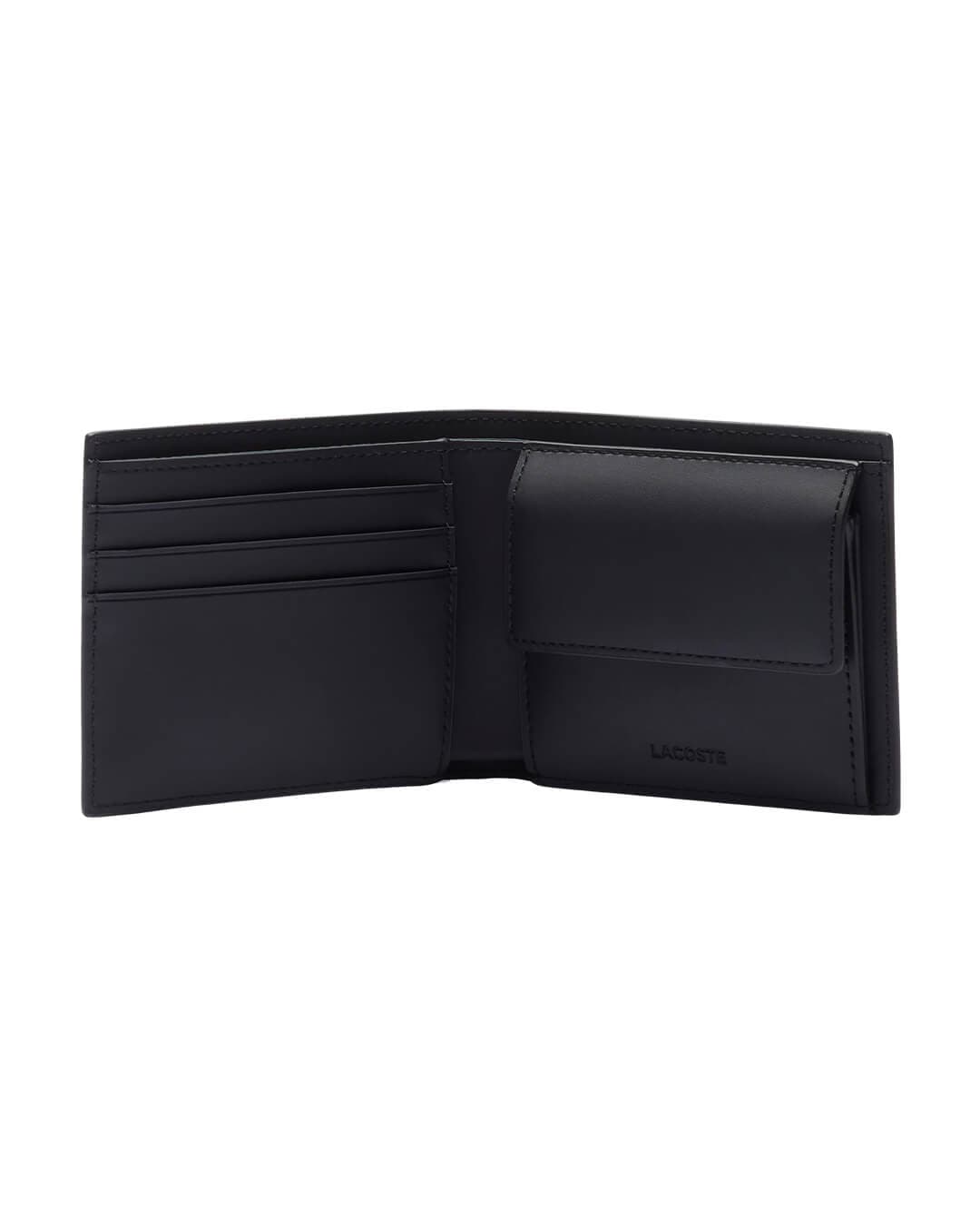 Lacoste Wallets One Size Lacoste Men'S The Blend Money Billfold Black Wallet
