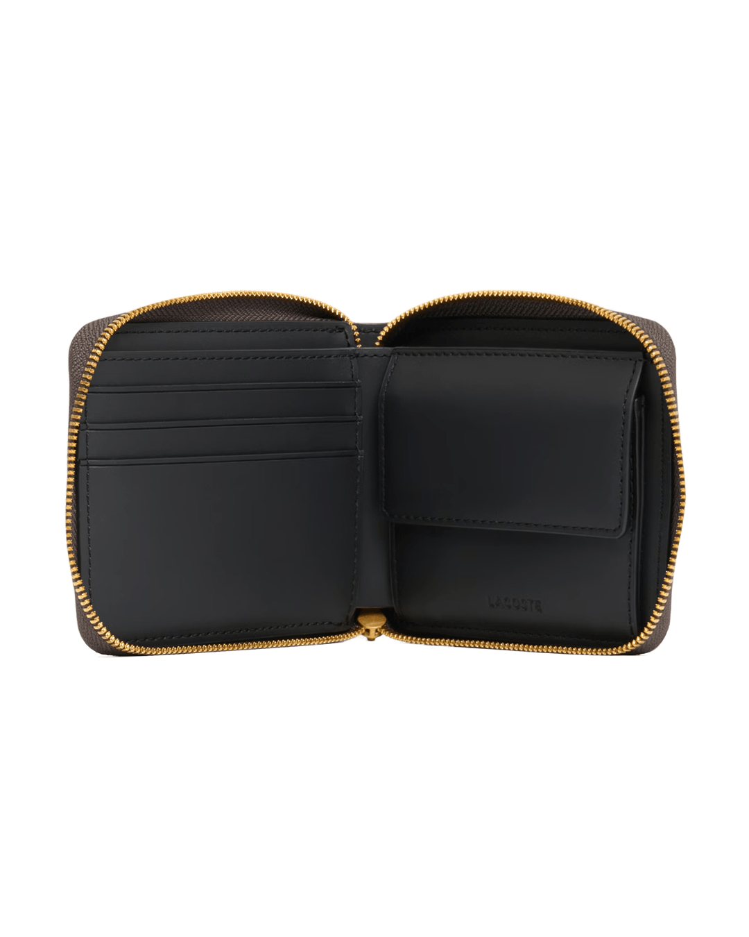 Lacoste Wallets ONE Lacoste Slate Black Mono Coin Purse