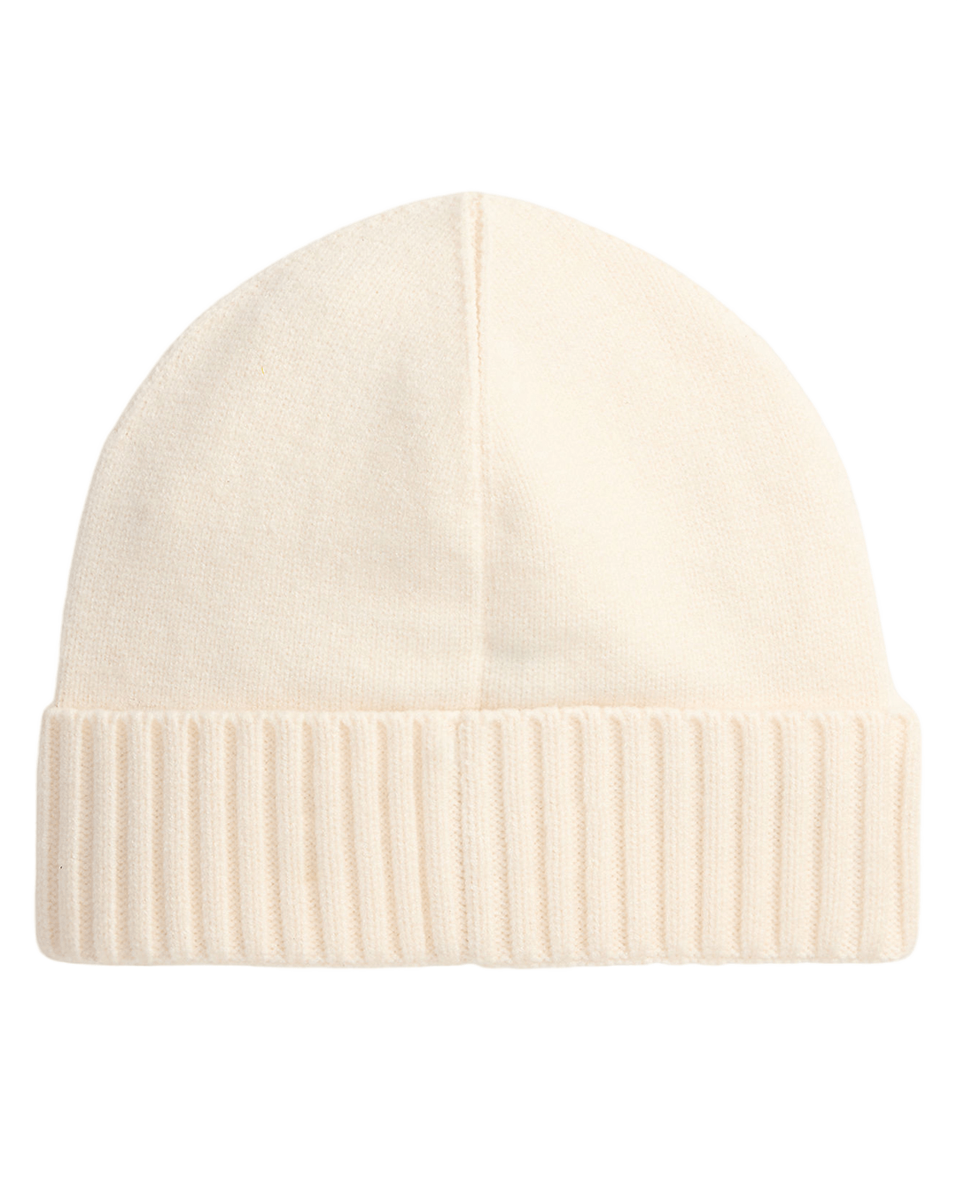 Lauren Beanies ONE Lauren Cream Lauren Button-Trim Knit Beanie Cream