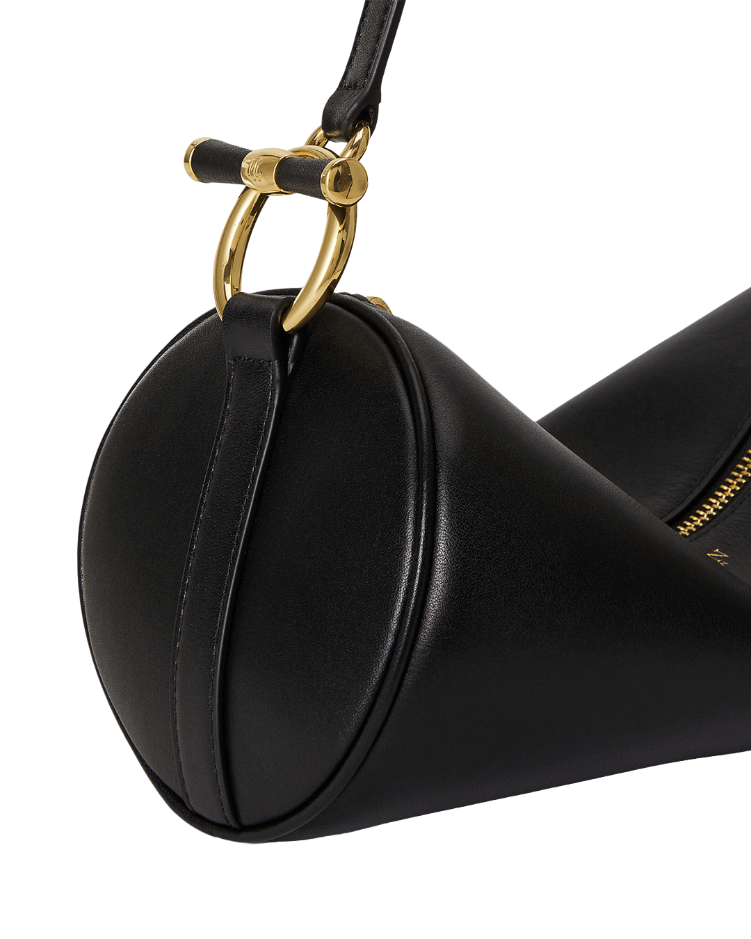 Lauren By Ralph Lauren Bags ONE Lauren by Ralph Lauren Black Medium Barrel Shoulder Bag