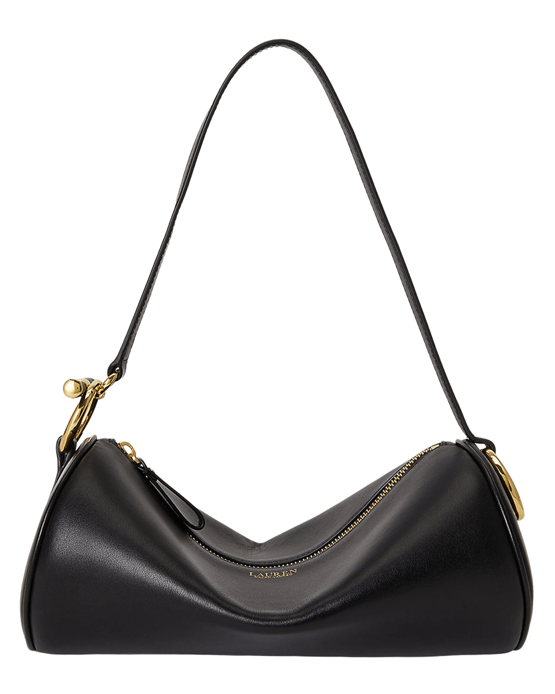 Lauren By Ralph Lauren Bags ONE Lauren by Ralph Lauren Black Medium Barrel Shoulder Bag