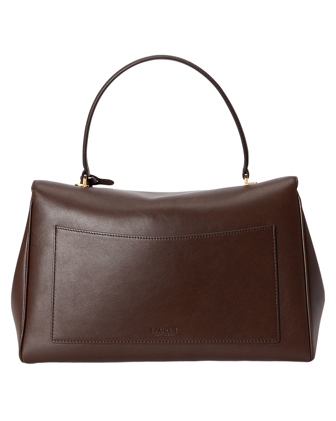 Lauren By Ralph Lauren Bags ONE Lauren by Ralph Lauren Brown Nappa Leather Medium Farrah Soft Satchel