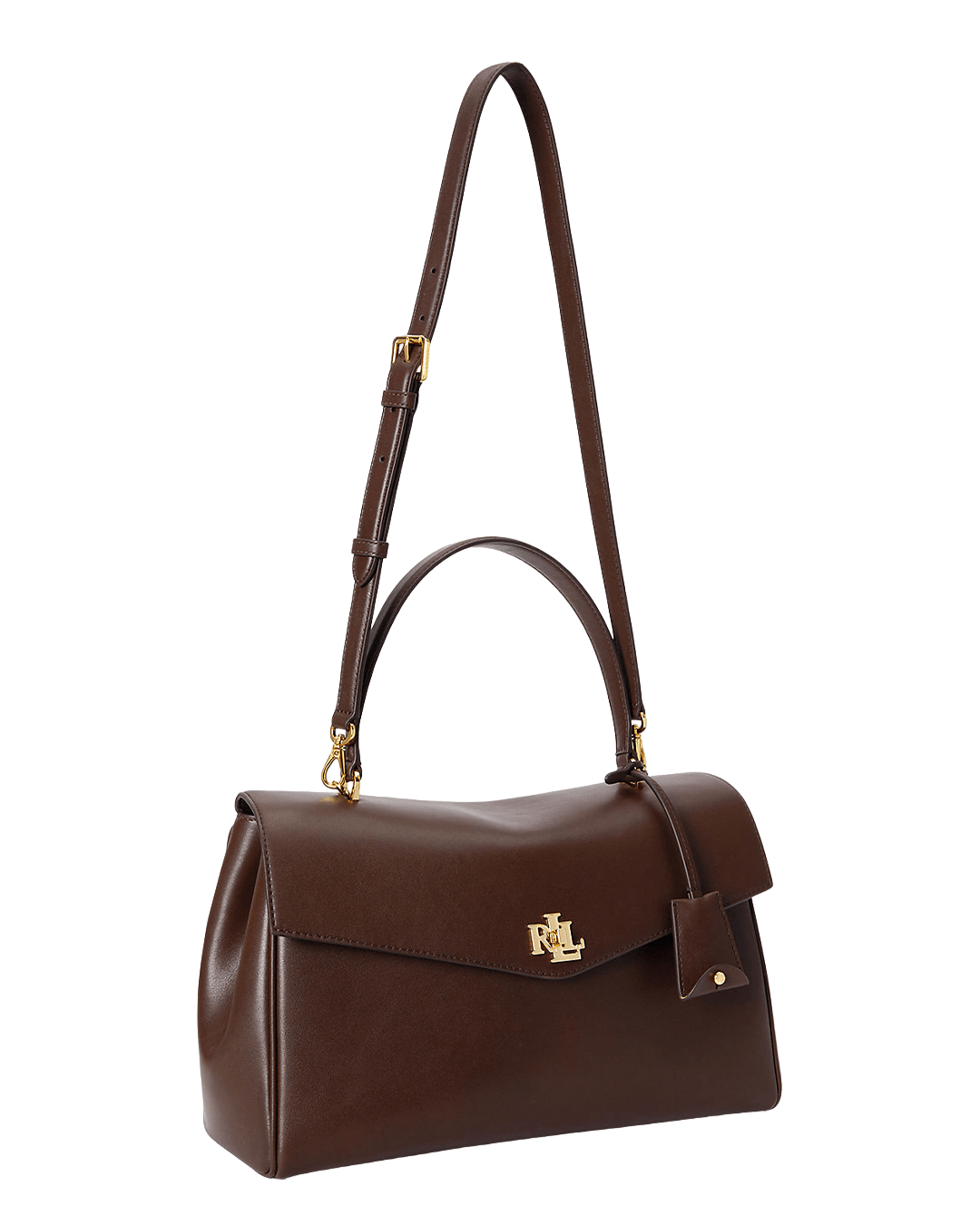 Lauren By Ralph Lauren Bags ONE Lauren by Ralph Lauren Brown Nappa Leather Medium Farrah Soft Satchel