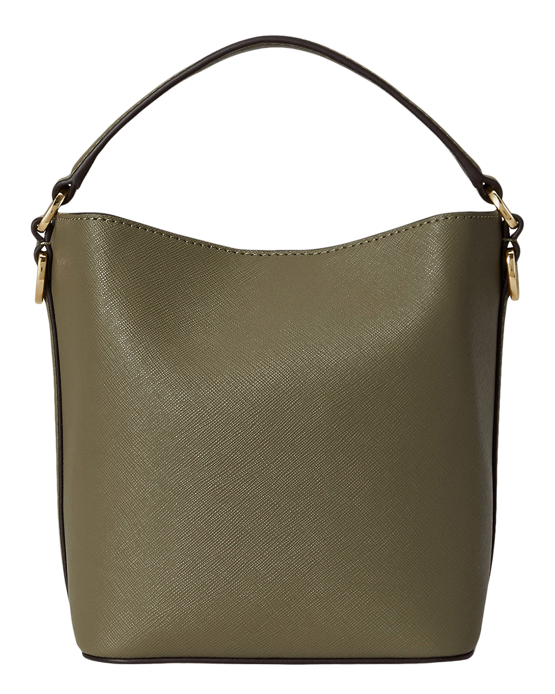 Lauren By Ralph Lauren Bags ONE Lauren by Ralph Lauren Green Crosshatch Small Reese Bucket Bag