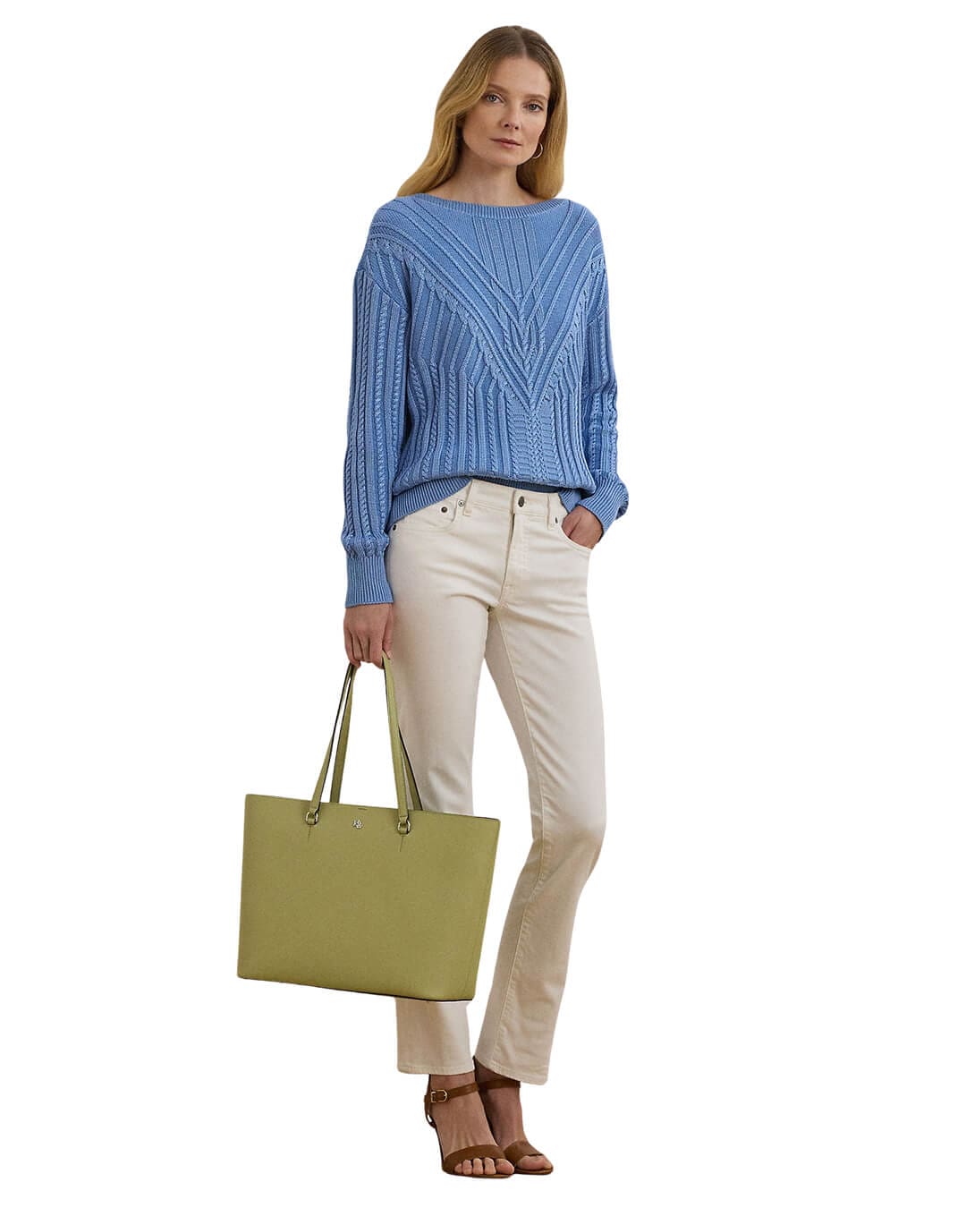 Lauren by Ralph Lauren Bags ONE Lauren by Ralph Lauren KARLY TOTE LARGE GREEN