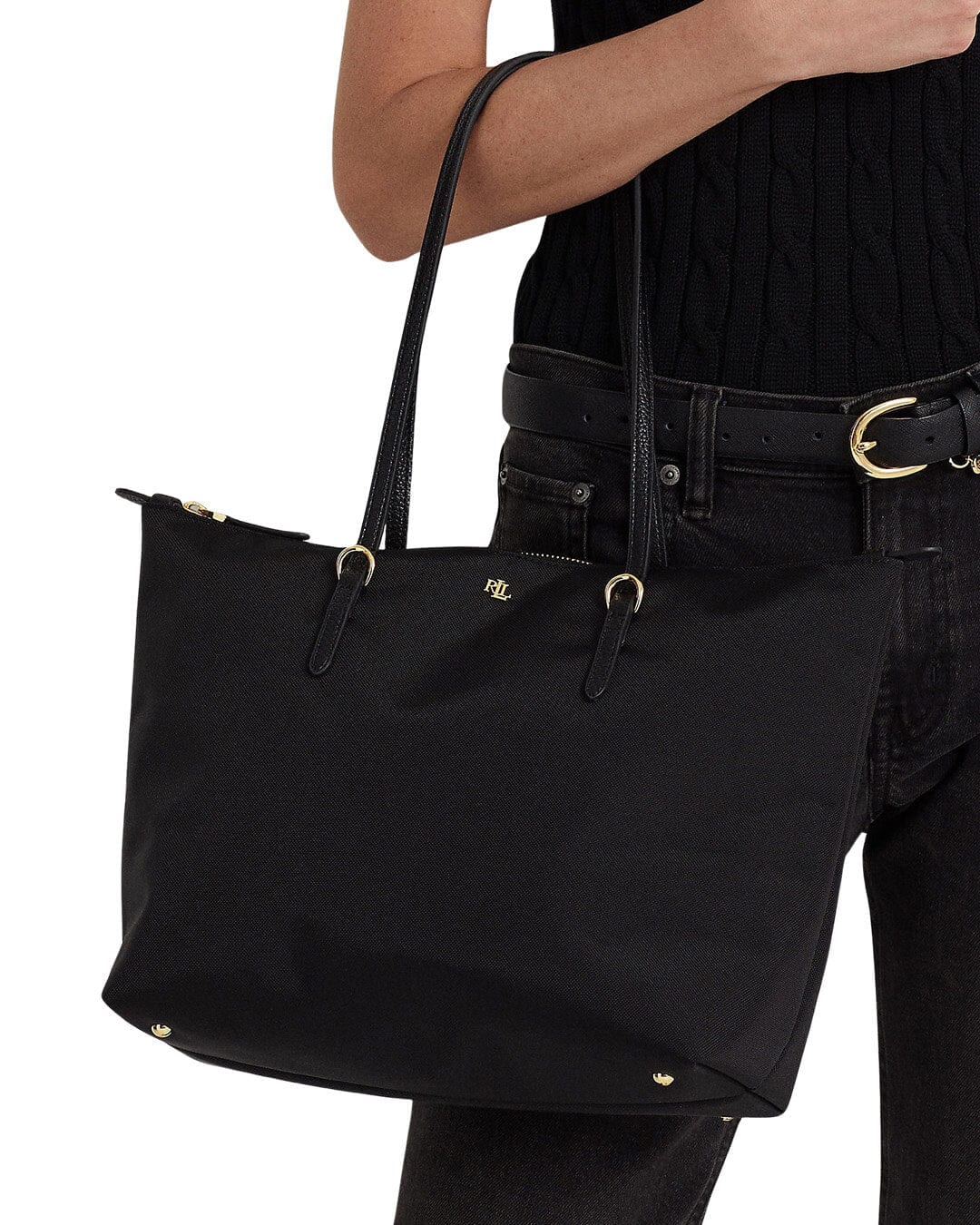 Lauren by Ralph Lauren Bags ONE Lauren by Ralph Lauren KEATON 26 TOTE MEDIUM BLACK