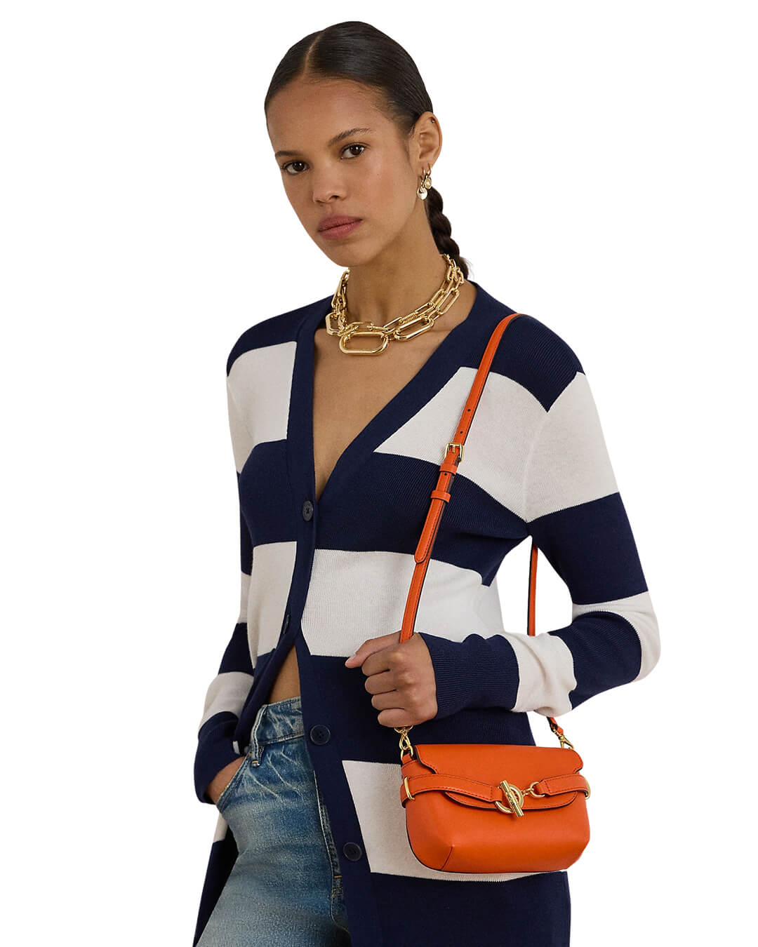 Lauren By Ralph Lauren Bags One Size Lauren By Ralph Lauren Leather Small Blaike Crossbody Bag Orange Bags