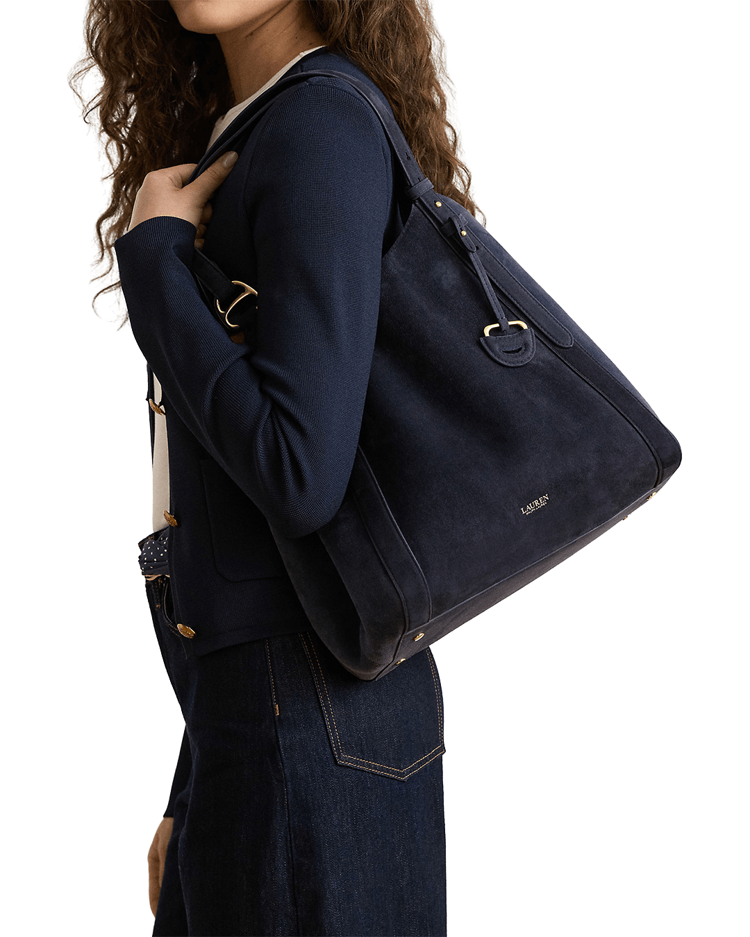 Lauren By Ralph Lauren Bags ONE Lauren by Ralph Lauren Navy Large Tasha Tote