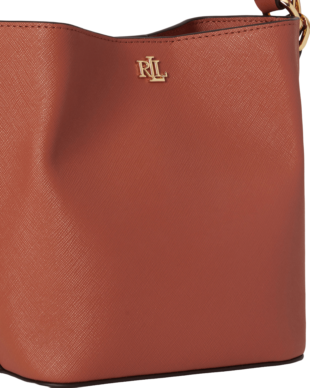 Lauren By Ralph Lauren Bags ONE Lauren by Ralph Lauren Red Crosshatch Small Reese Bucket Bag