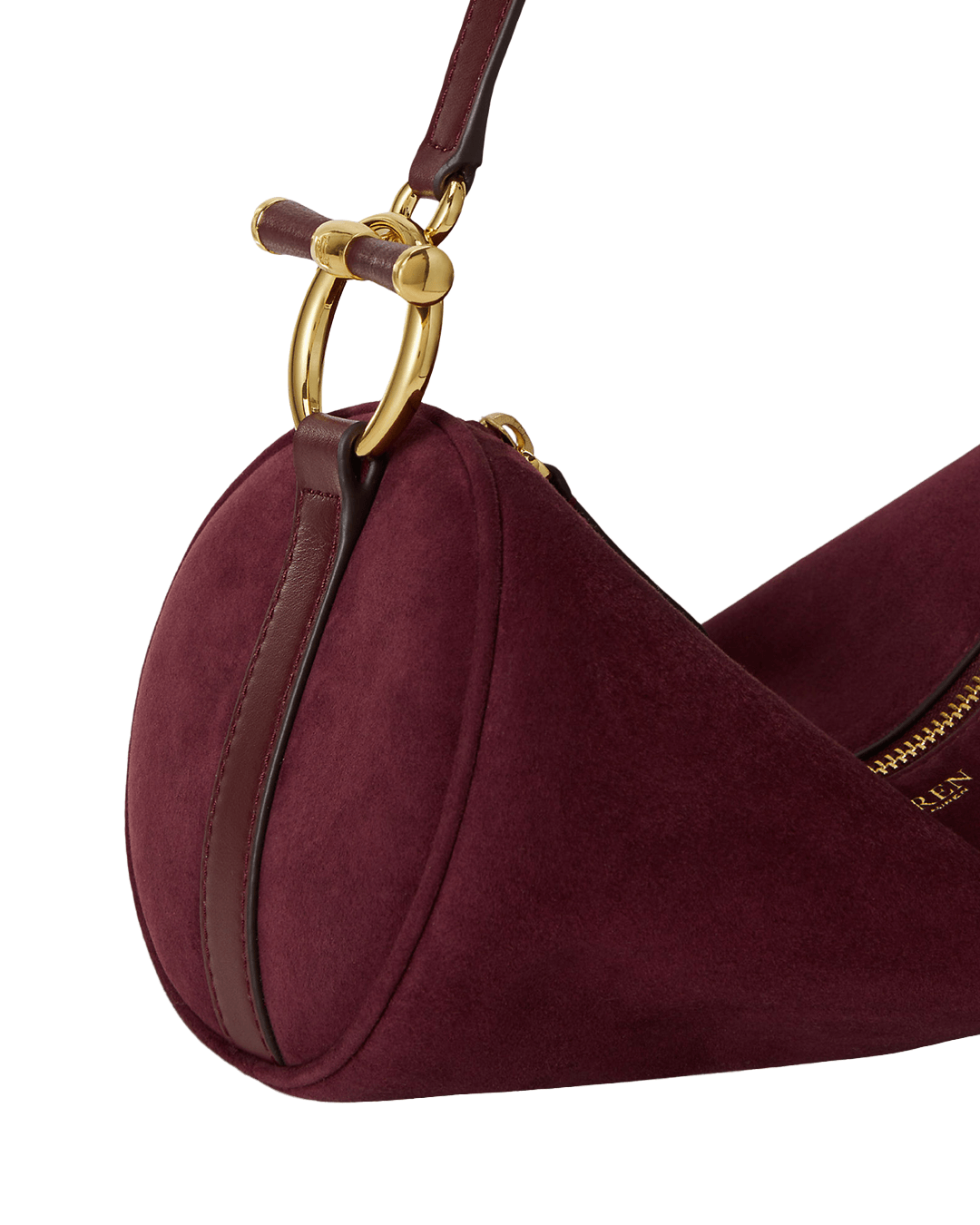 Lauren By Ralph Lauren Bags ONE Lauren by Ralph Lauren Red Medium Barrel Shoulder Bag