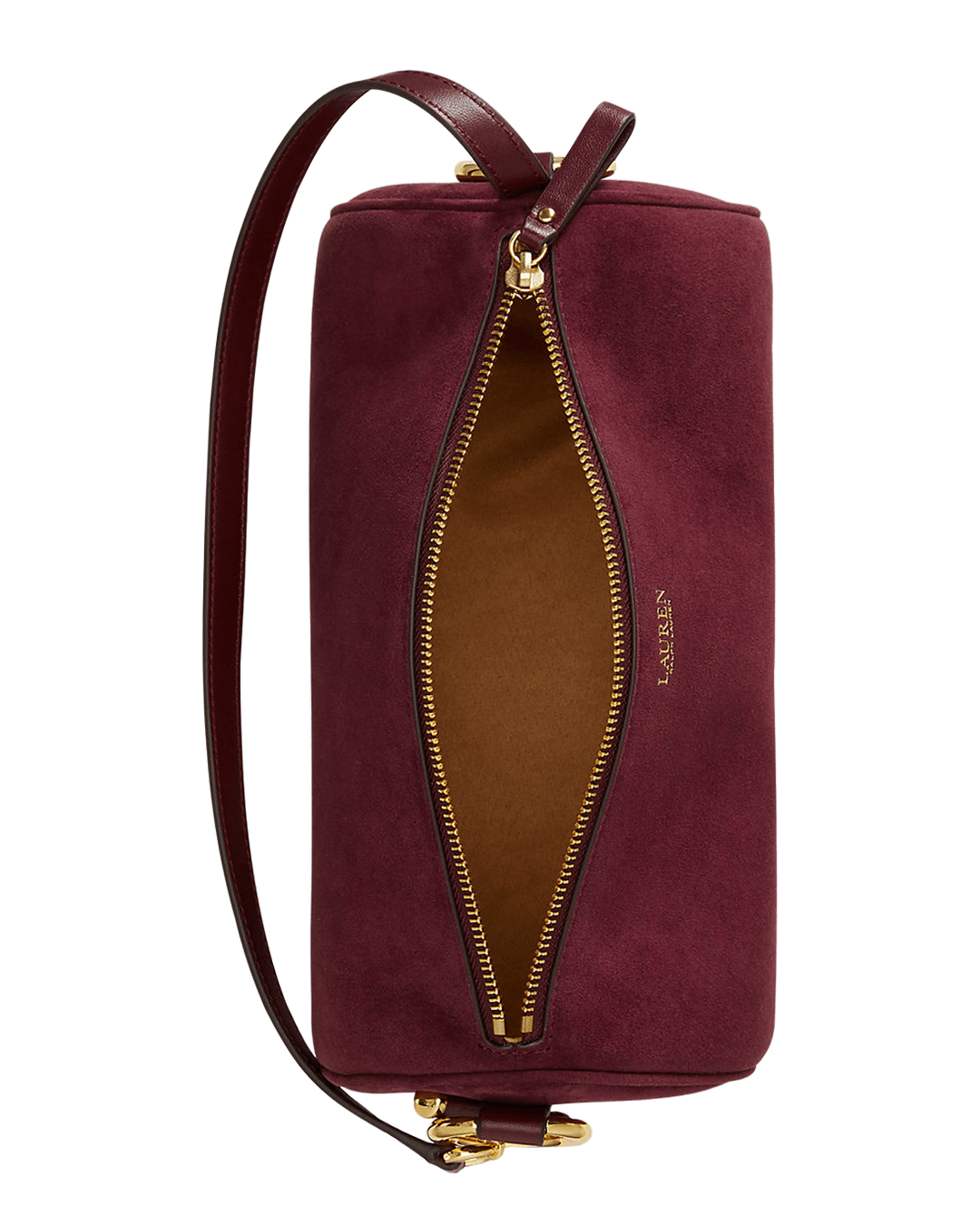 Lauren By Ralph Lauren Bags ONE Lauren by Ralph Lauren Red Medium Barrel Shoulder Bag