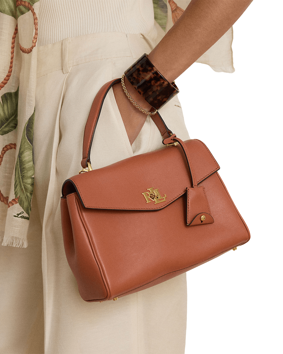 Lauren By Ralph Lauren Bags ONE Lauren by Ralph Lauren Red Nappa Leather Small Farrah Soft Satchel