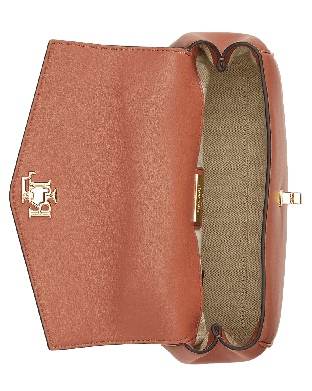 Lauren By Ralph Lauren Bags ONE Lauren by Ralph Lauren Red Nappa Leather Small Farrah Soft Satchel