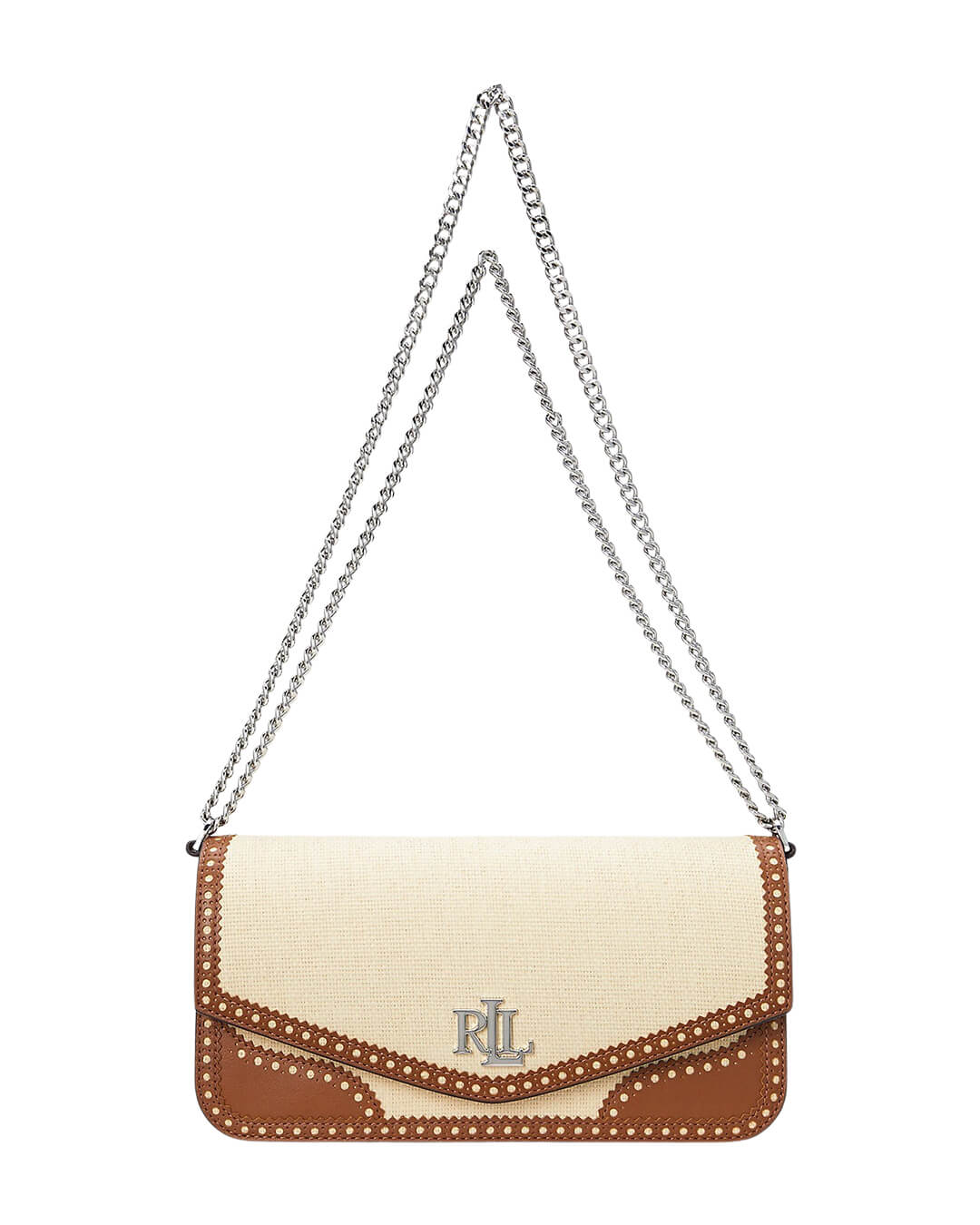 特価！Ralph Lauren Sawyer Half Moon Prespring Shoulder Bag Lauren by Ralph Lauren Beige/Khaki Medium Sawyer Shoulder