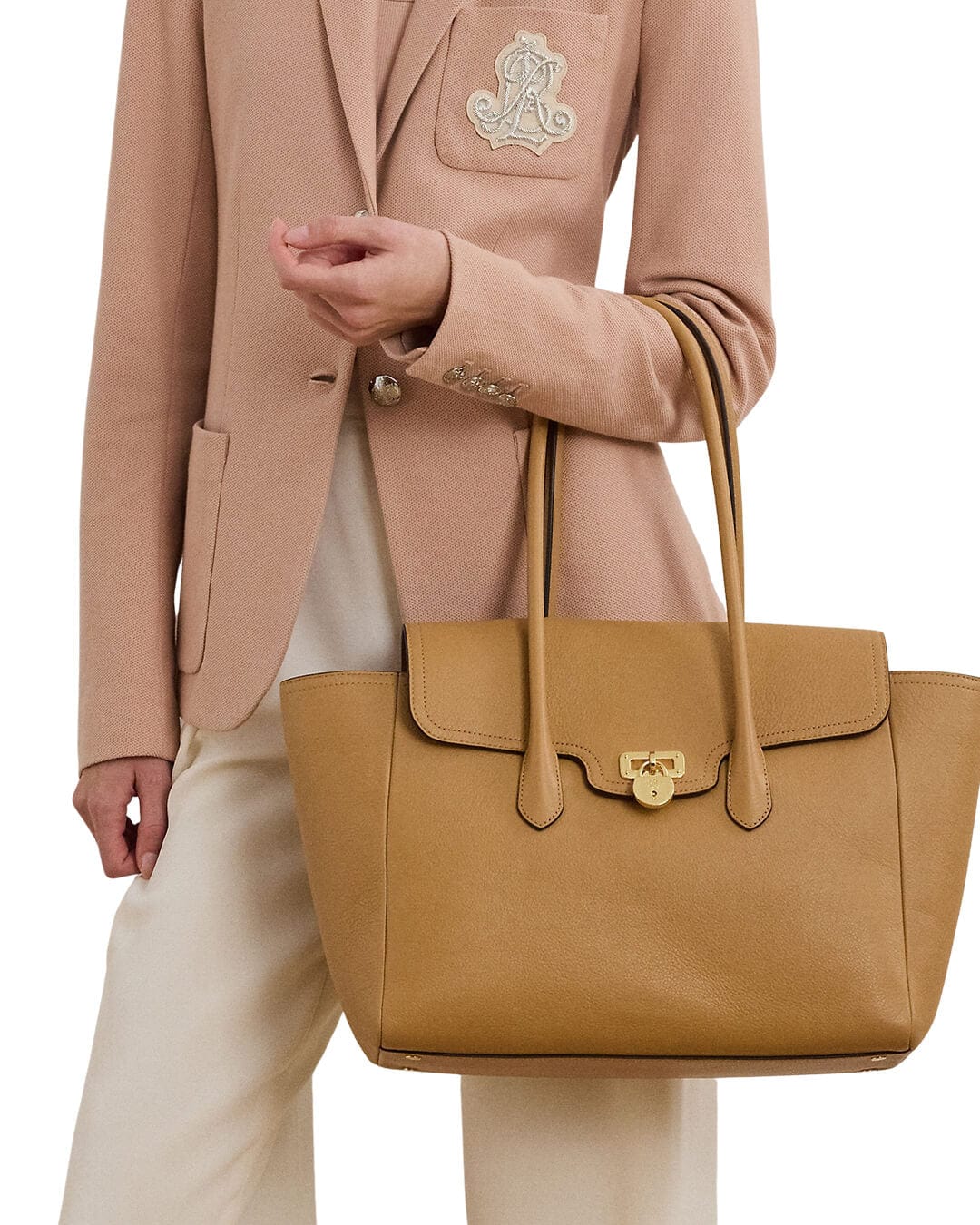 Lauren by Ralph Lauren Bags ONE Lauren by Ralph Lauren TNNR SATCHEL LARGE NATURAL