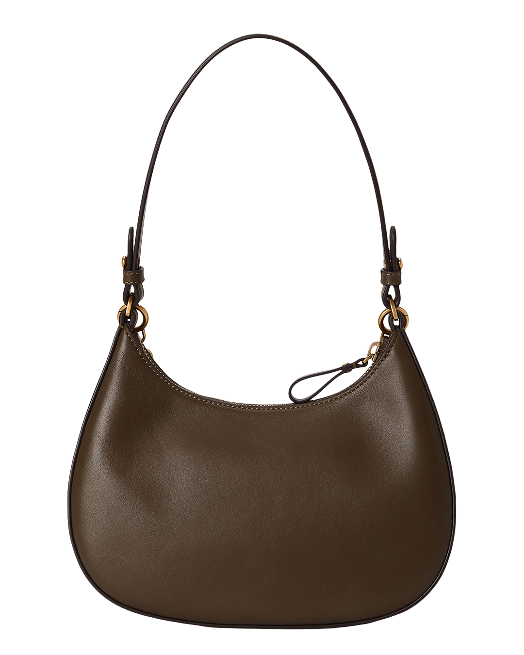 Lauren By Ralph Lauren Bags ONE Lauren Green Lauren Leather Medium Marcy Zip Shoulder Bag Green