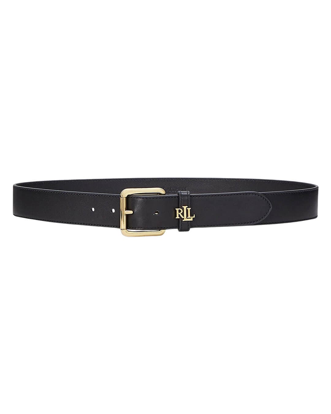 Lauren by Ralph Lauren Belts Lauren by Ralph Lauren LOGO KEEPER BELT MEDIUM BLACK