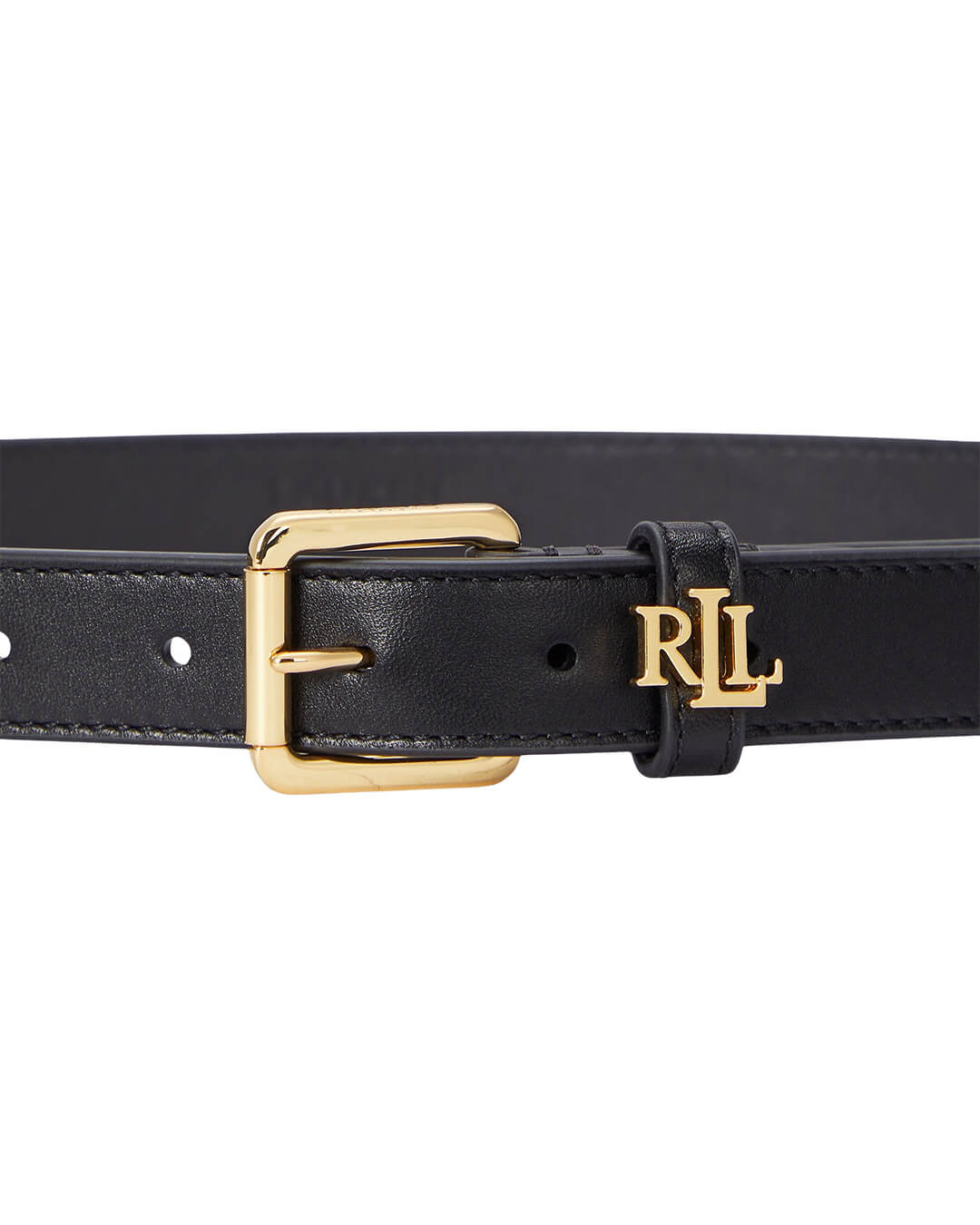 ベルト LAUREN RALPH LAUREN LOGO KEEPER BELT MEDIUM (53269) Lauren by Ralph Lauren Brown Medium Logo Keeper Belt