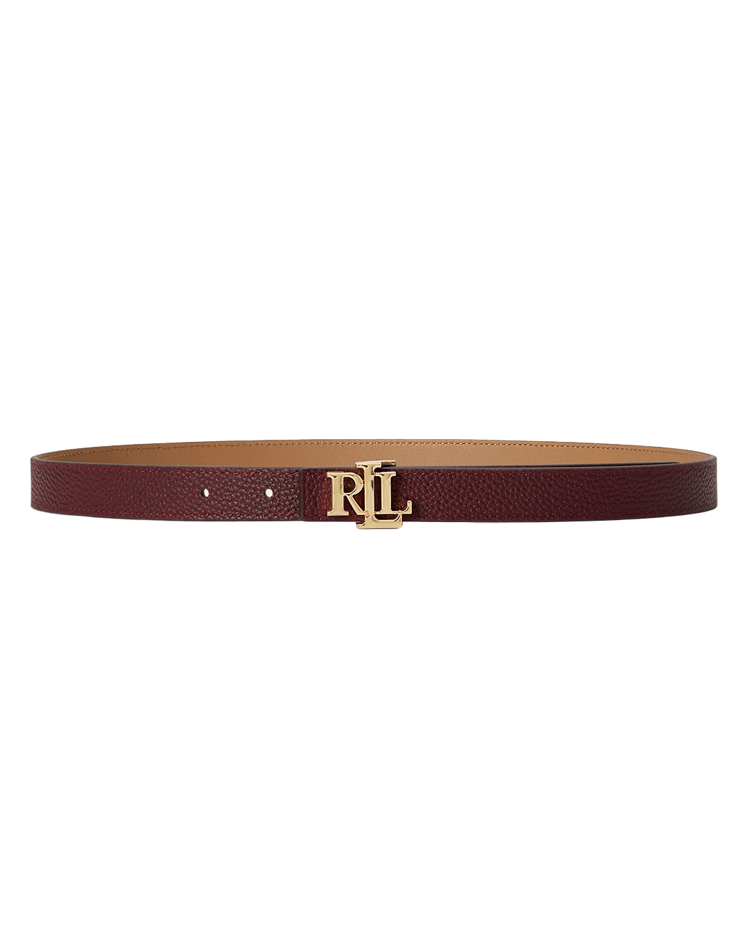 Lauren By Ralph Lauren Belts Lauren by Ralph Lauren Multicolour Logo Reversible Leather Skinny Belt