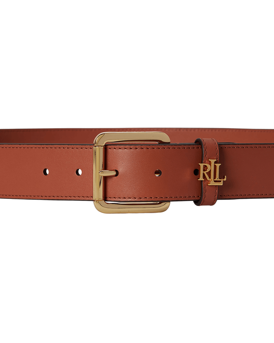 Lauren By Ralph Lauren Belts Lauren Red Lauren Logo-Keeper Leather Belt Red