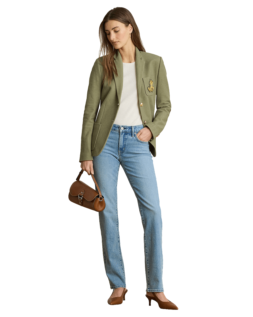 Lauren By Ralph Lauren Blazers Lauren Green Lauren Anfisa Lined Blazer Green