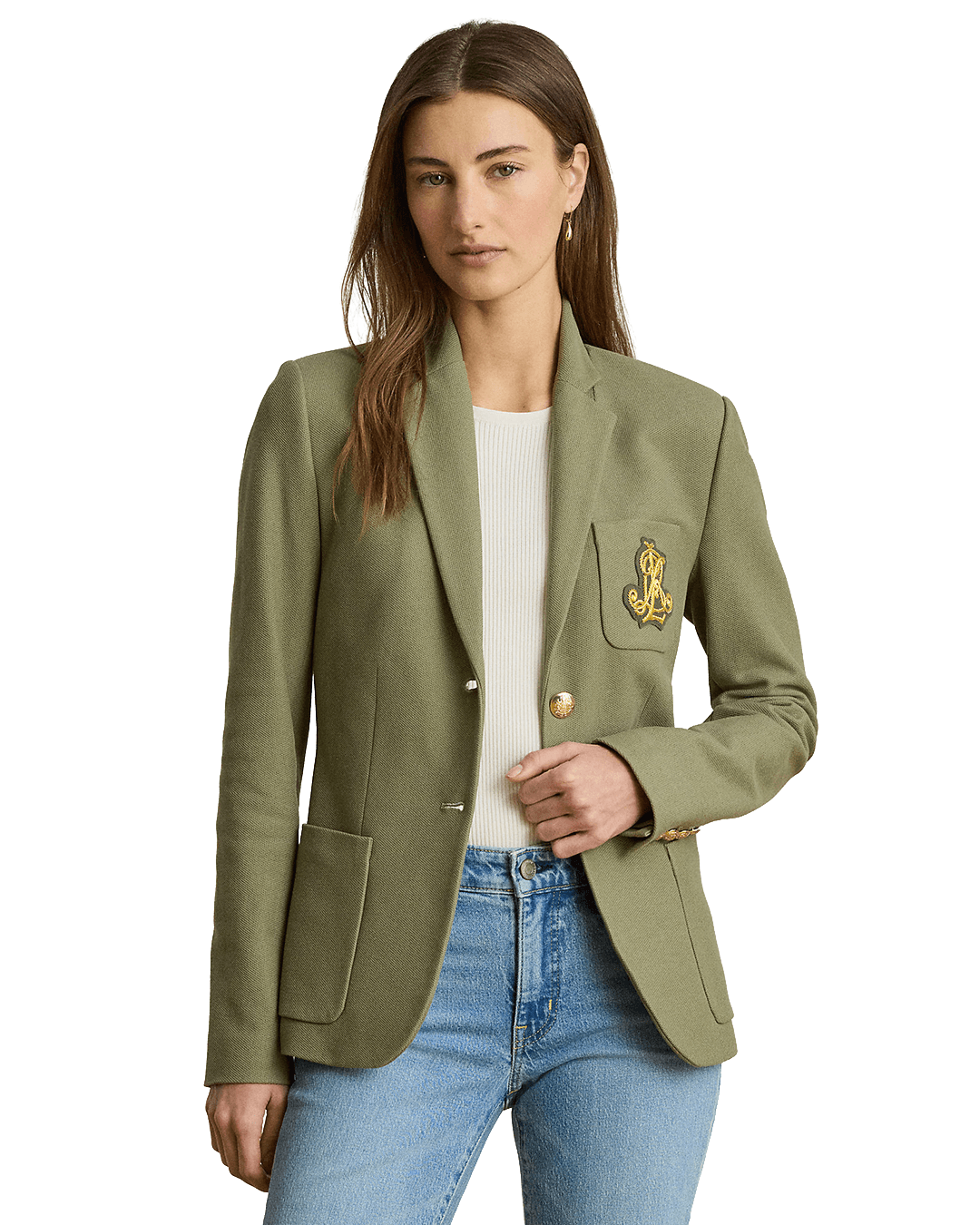 Lauren By Ralph Lauren Blazers Lauren Green Lauren Anfisa Lined Blazer Green
