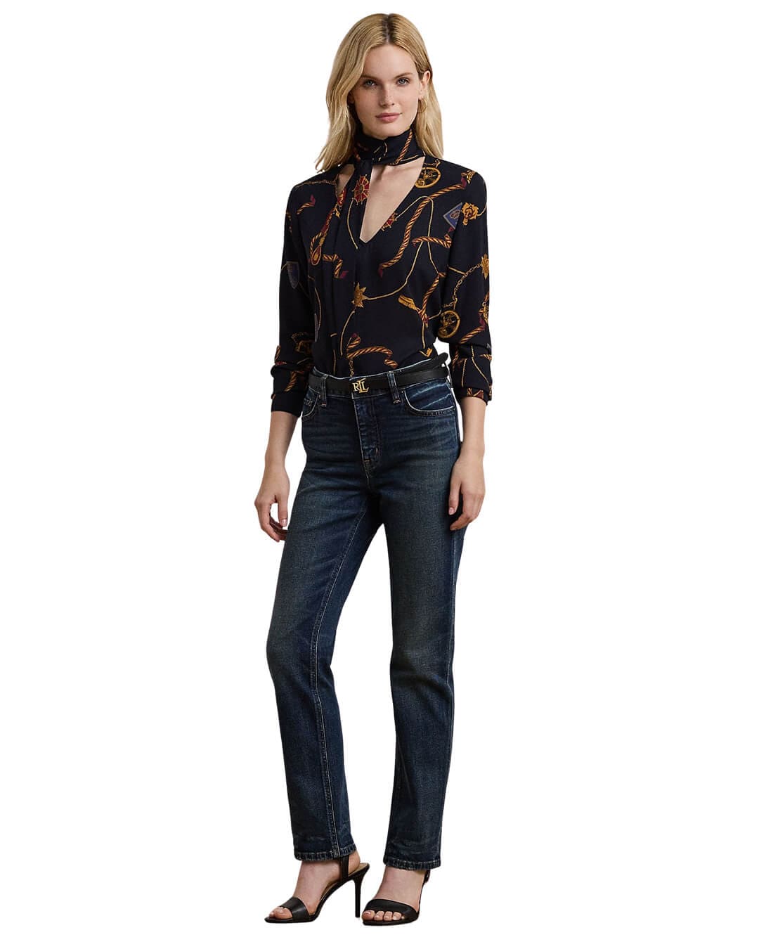 Lauren by Ralph Lauren Blouses Lauren by Ralph Lauren Navy Yilvray  Blouse