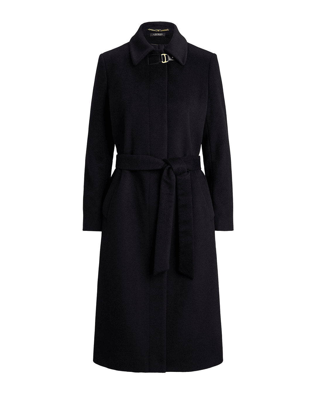Lauren By Ralph Lauren Coats Lauren by Ralph Lauren Black Single-Breasted Lined Coat