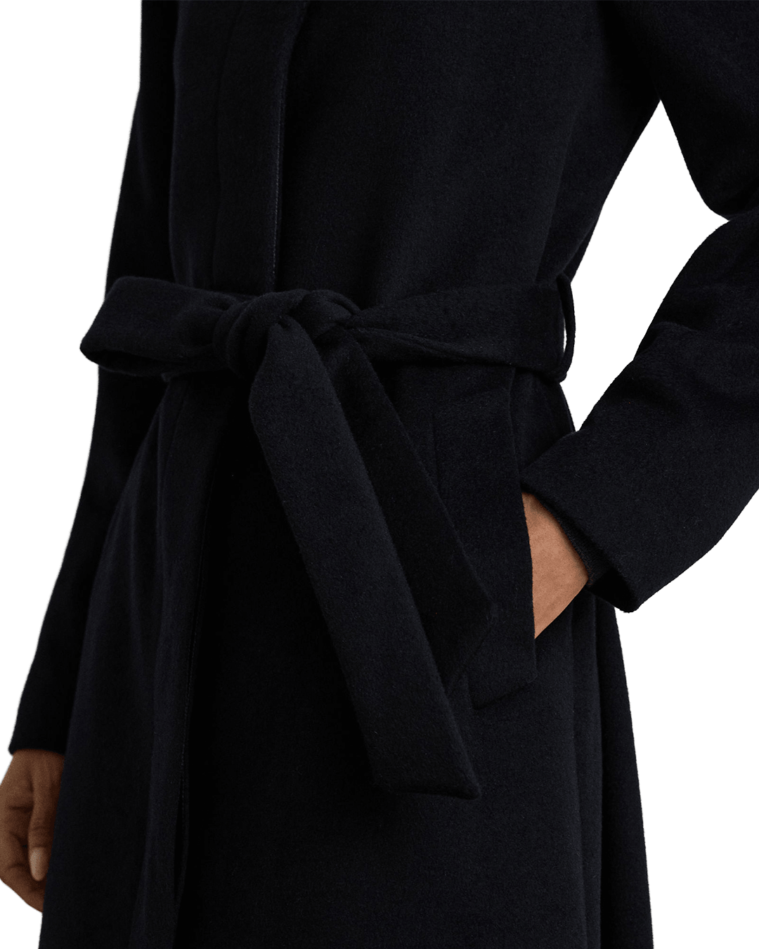 Lauren By Ralph Lauren Coats Lauren by Ralph Lauren Black Single-Breasted Lined Coat