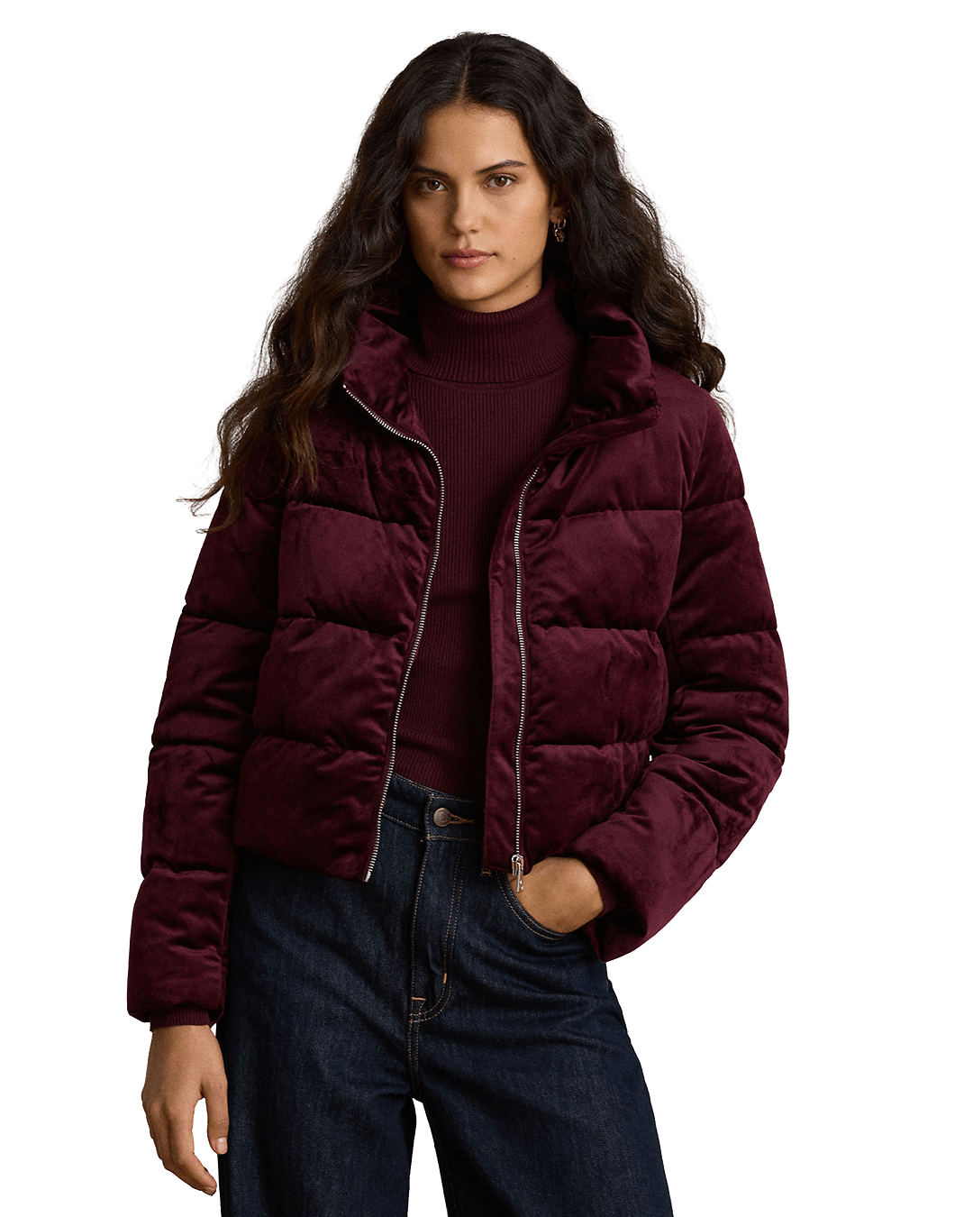 Lauren By Ralph Lauren Coats Lauren by Ralph Lauren Red Insulated Puffer Coat