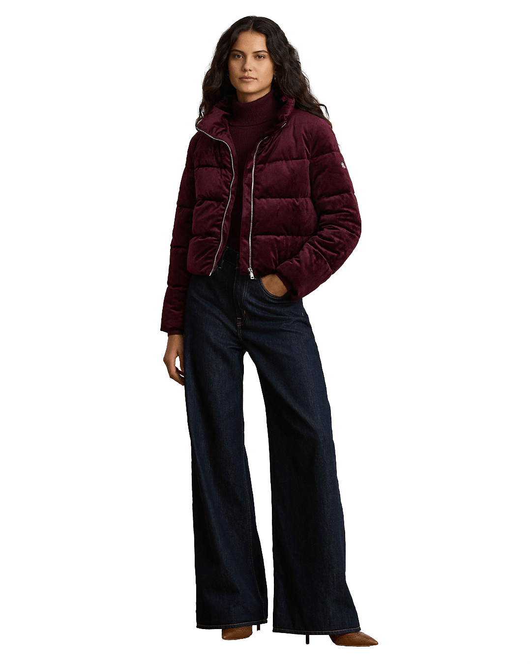 Lauren By Ralph Lauren Coats Lauren by Ralph Lauren Red Insulated Puffer Coat