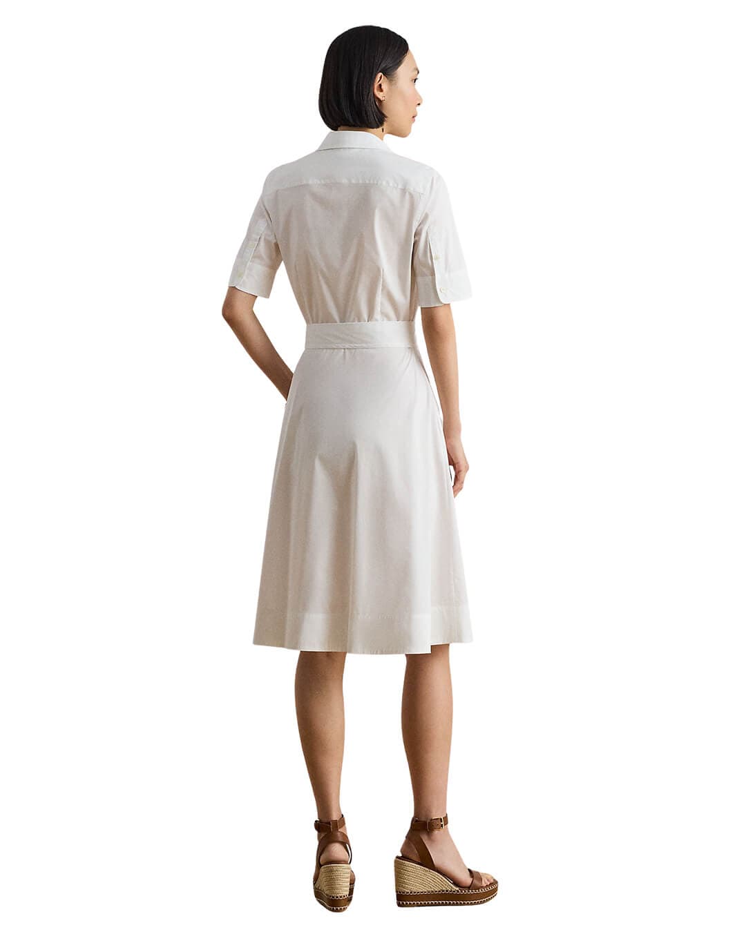 Lauren By Ralph Lauren Dresses Lauren By Ralph Lauren Finnbarr Ss Casual Dress White Dress