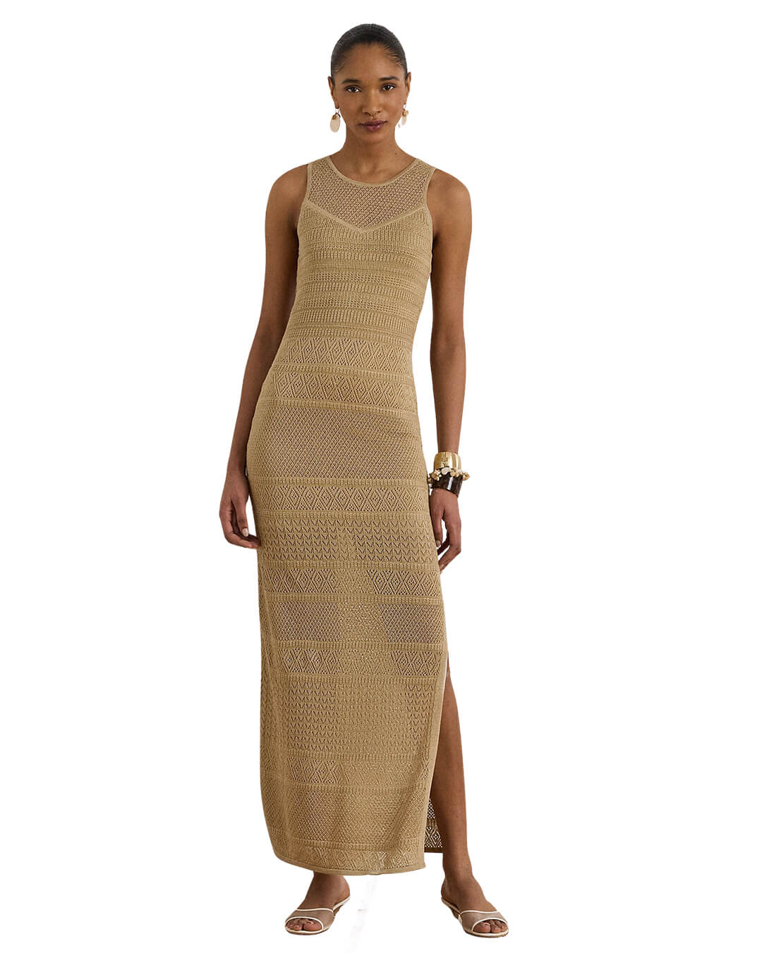 ralph lauren brown dress Lauren By Ralph Lauren Sweater Column Dress Brown Dress
