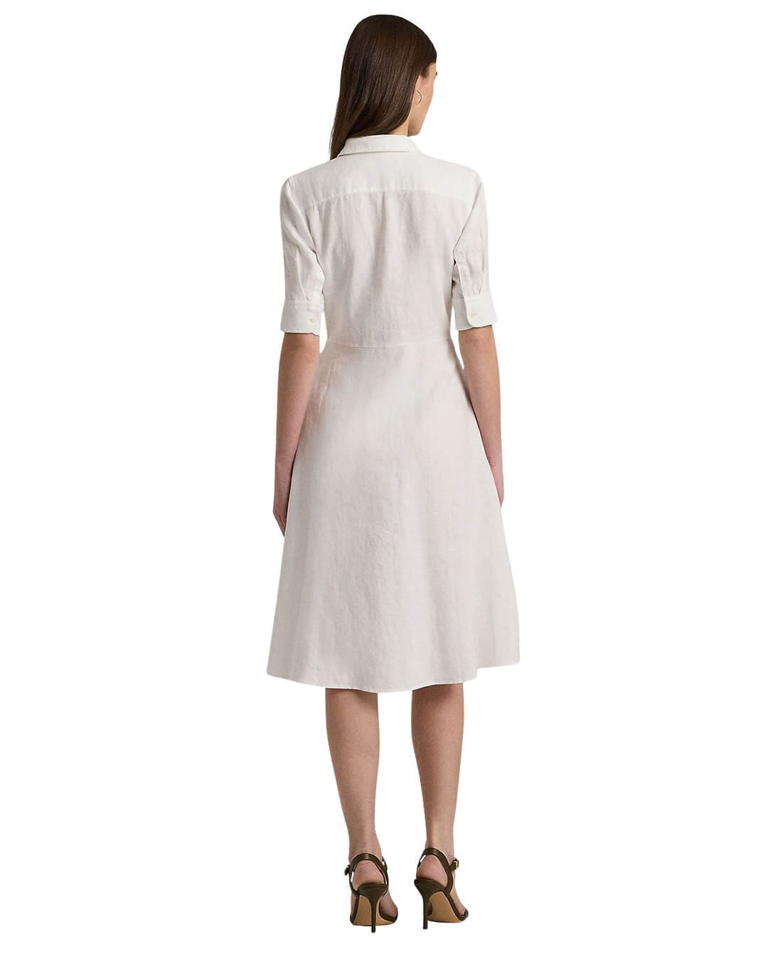 Lauren by Ralph Lauren Dresses Lauren by Ralph Lauren White Wakana 3/4 Sleeve Dress