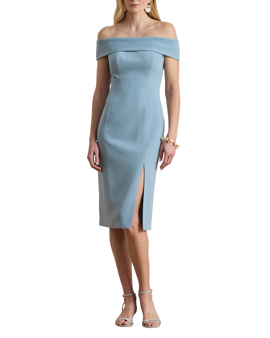 Lauren By Ralph Lauren Dresses Lauren By Ralph Lauren Woven Bodycon Dress Blue Dress