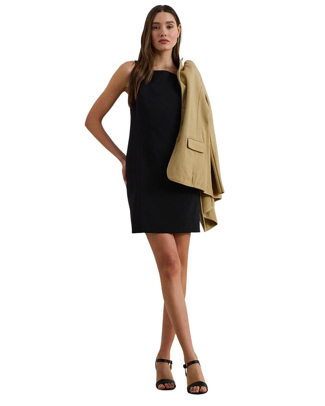 safiyaa dresses Lauren By Ralph Lauren Black Sl Day Dress
