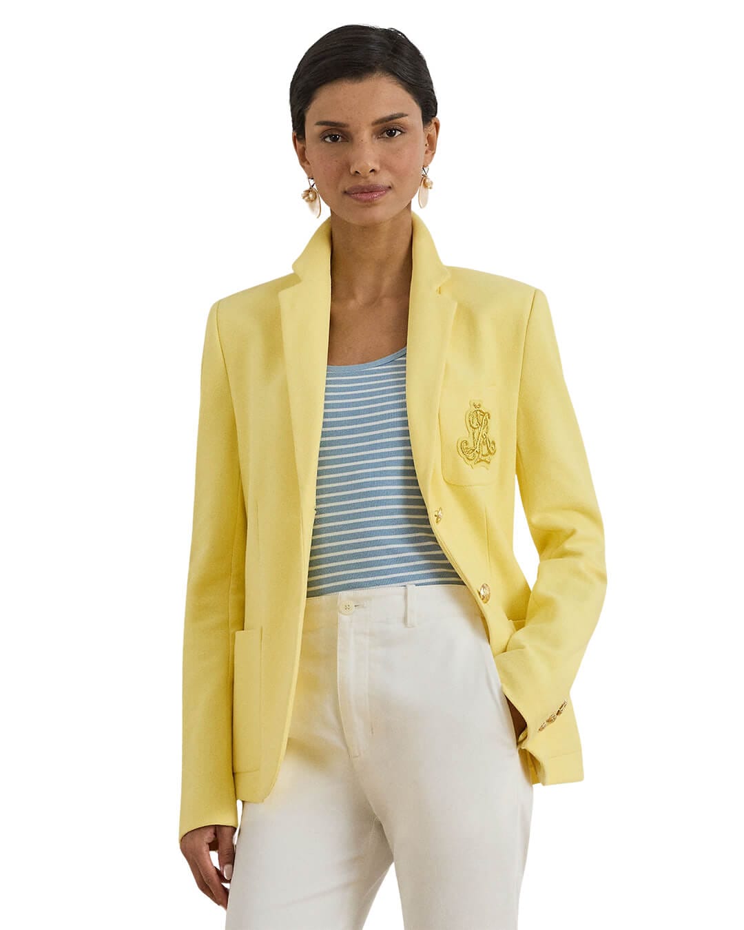 Lauren By Ralph Lauren Jackets Lauren By Ralph Lauren Anfisa Lined Jacket Yellow Jacket