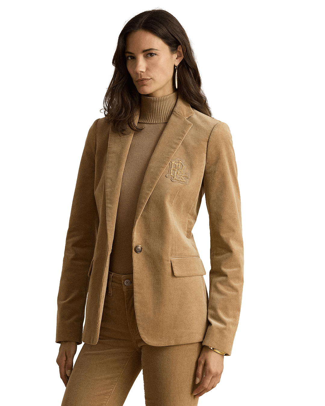 Lauren By Ralph Lauren Jackets Lauren by Ralph Lauren Beige Woven Blazer