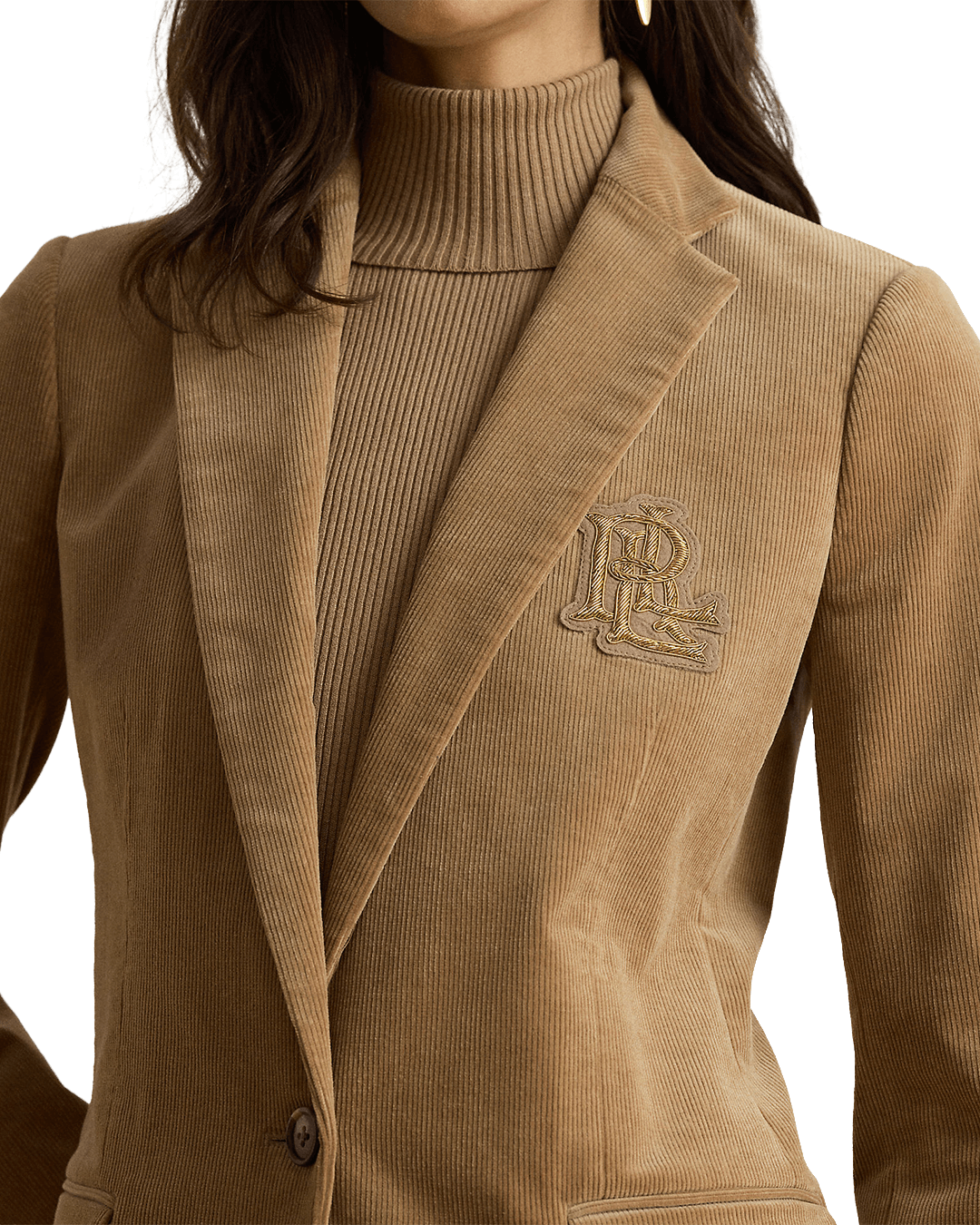 Lauren By Ralph Lauren Jackets Lauren by Ralph Lauren Beige Woven Blazer