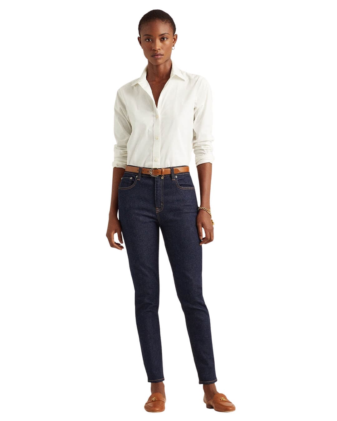 Lauren By Ralph Lauren Jeans Lauren by Ralph Lauren Rinse Wash High-Rise Skinny Ankle Jean